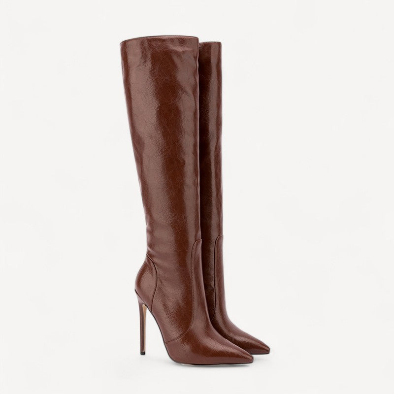 Stiletto Knee High Boots