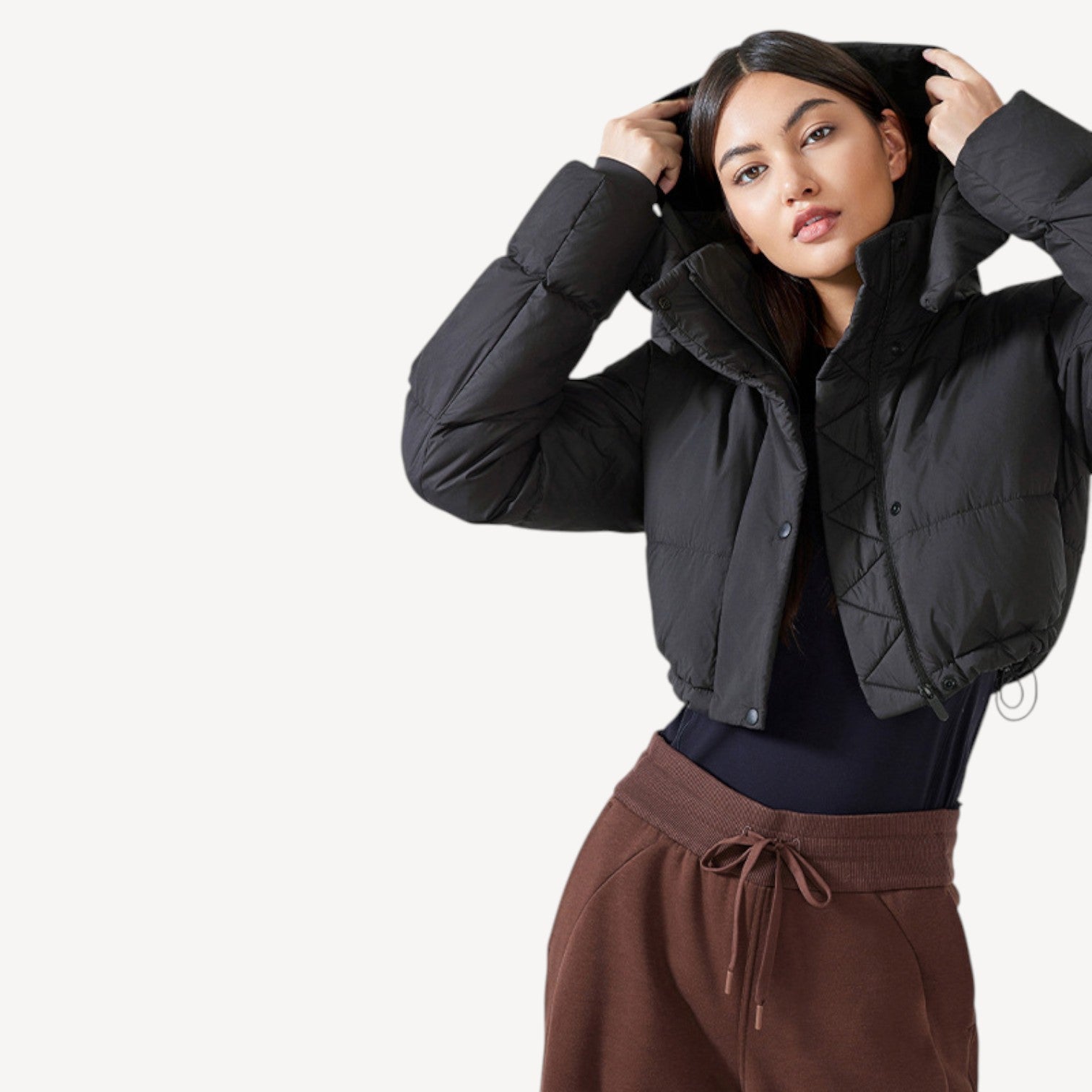 Short Quilted Puffer Coat