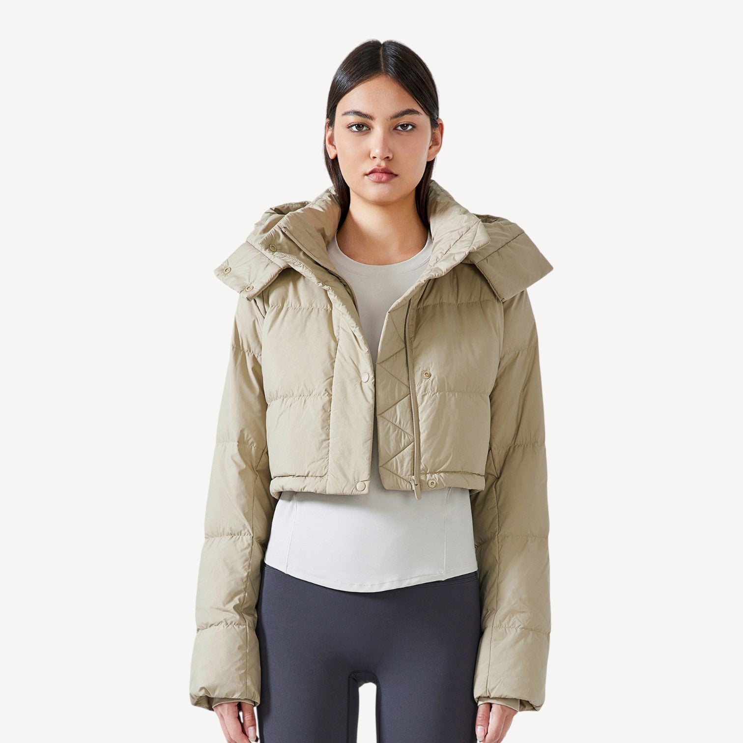 Short Quilted Puffer Coat