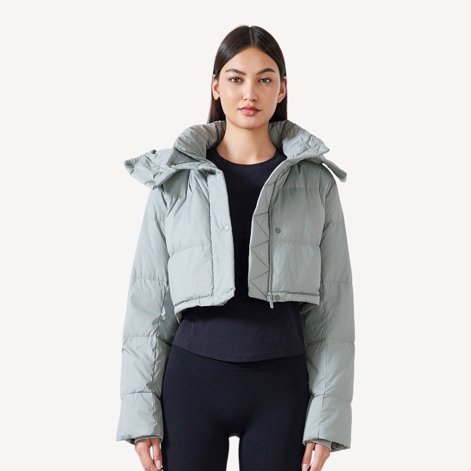 Short Quilted Puffer Coat