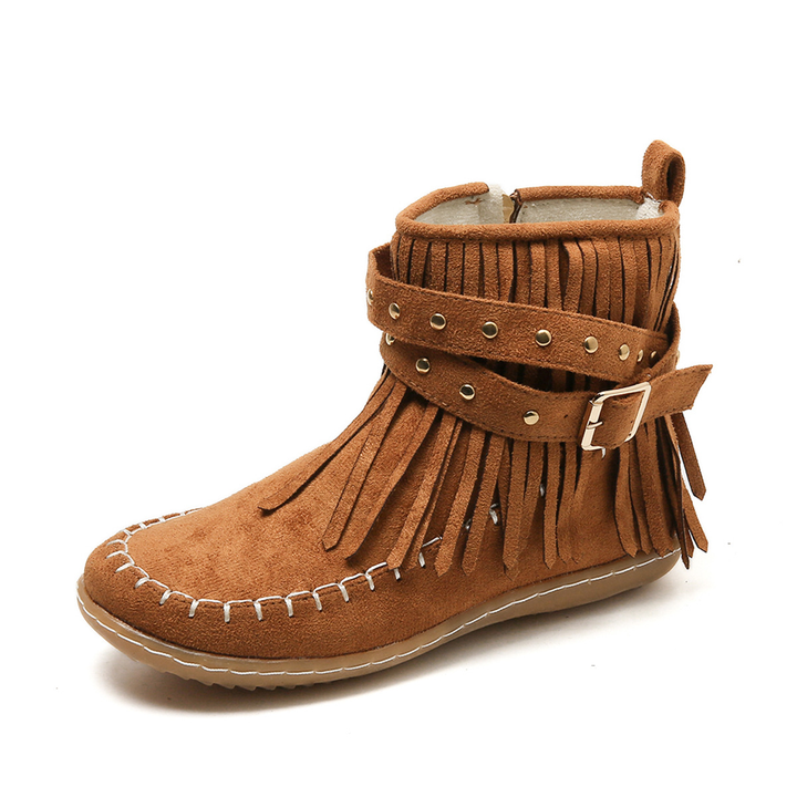 Harper | Women’s Soft Sole Fringe Short Boots