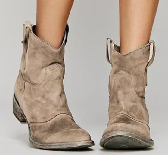 Ciara | Suede Ankle Boots Premium