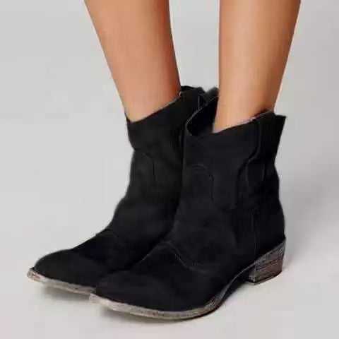 Ciara | Suede Ankle Boots Premium