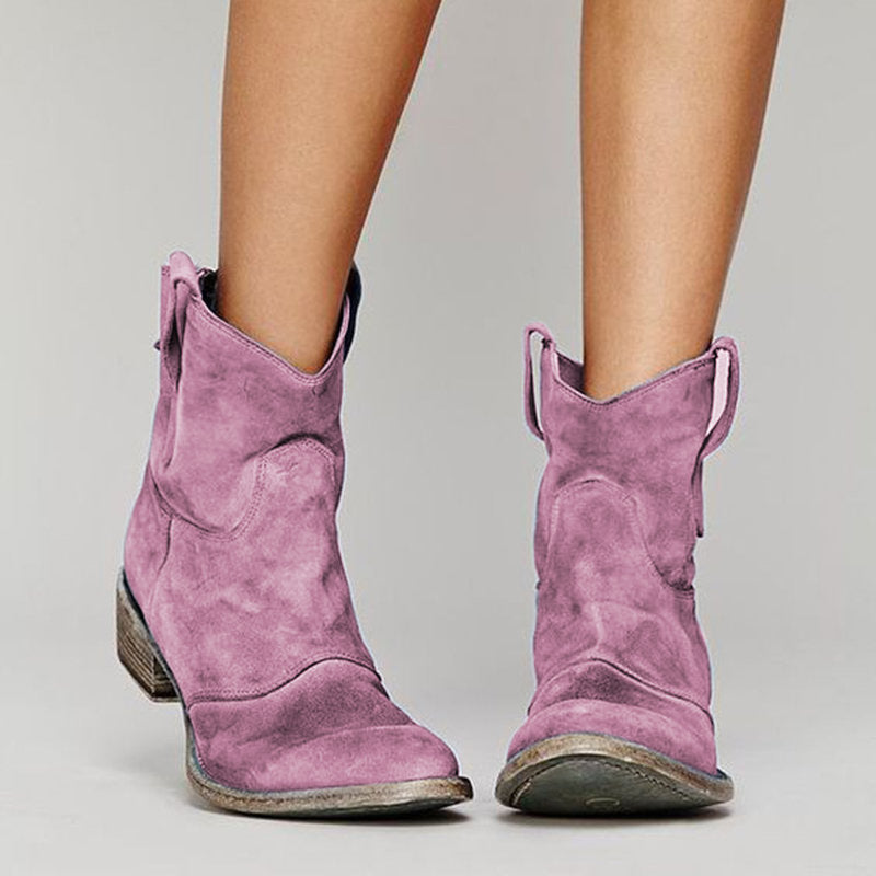 Ciara | Suede Ankle Boots Premium