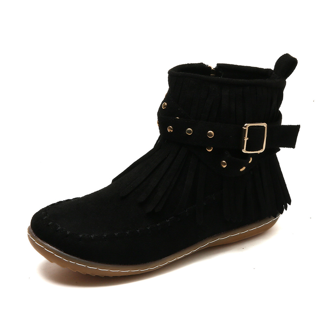 Harper | Women’s Soft Sole Fringe Short Boots
