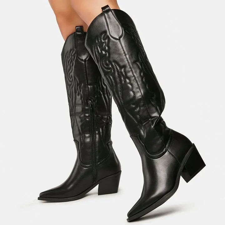 Alice | Women’s Western Knee-High Cowboy Boots