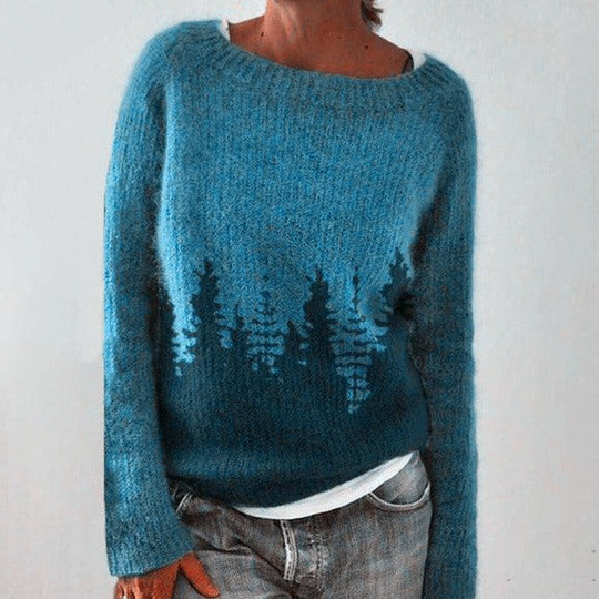Nordic Pattern Knit Sweater