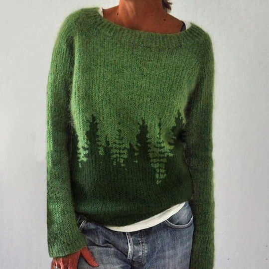 Nordic Pattern Knit Sweater