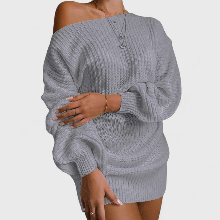 Off Shoulder Sweater Dress
