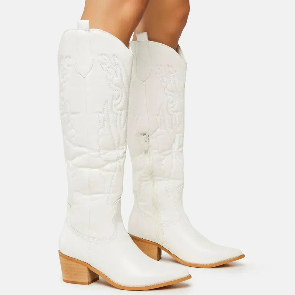 Alice | Women’s Western Knee-High Cowboy Boots
