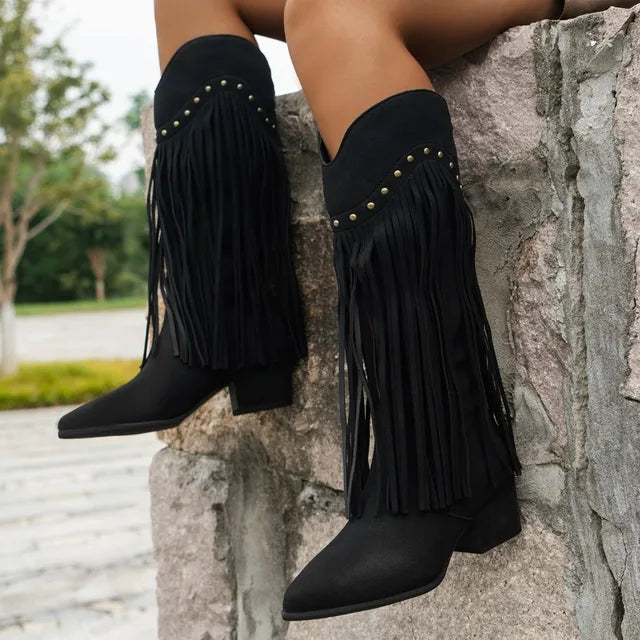 Maisie | Women’s Fringe Western Cowboy Boots