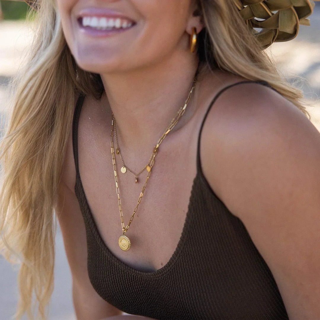Clara | Buddha 18k Gold Necklace