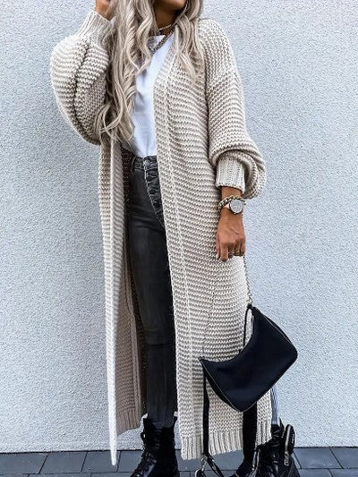Longline Chunky Knit Cardigan