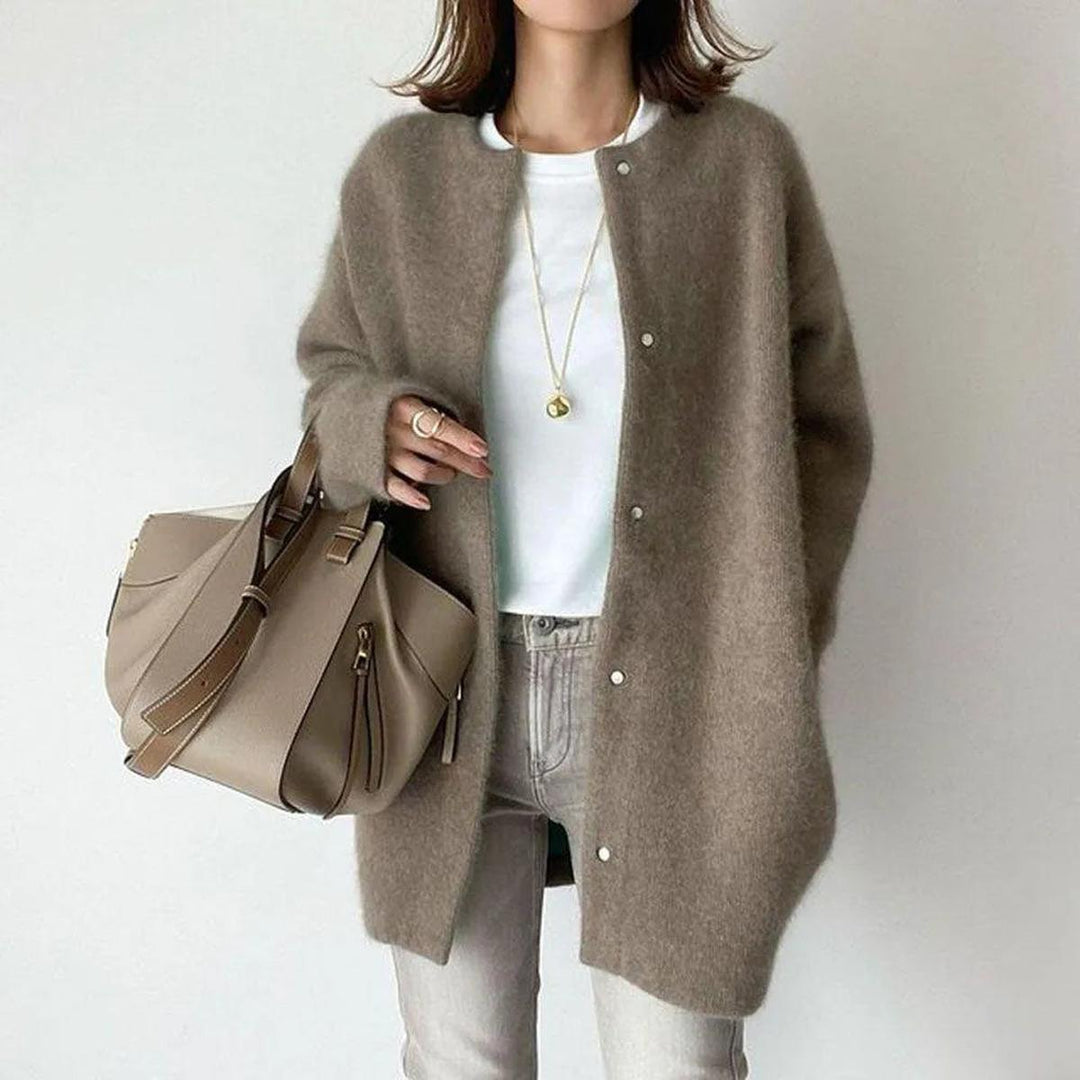 Women's Knitted Button Cardigan Sweater