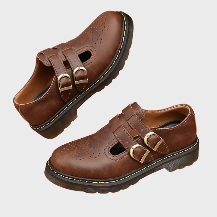 Briar – Chunky Double-Buckle Mary Jane