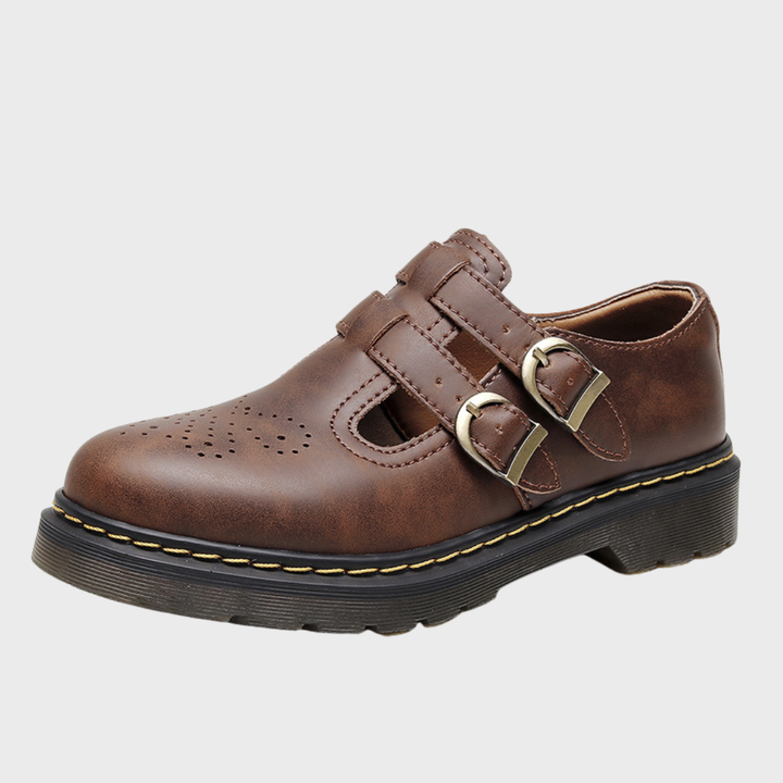 Briar – Chunky Double-Buckle Mary Jane