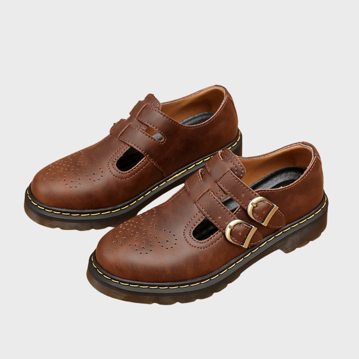 Briar – Chunky Double-Buckle Mary Jane