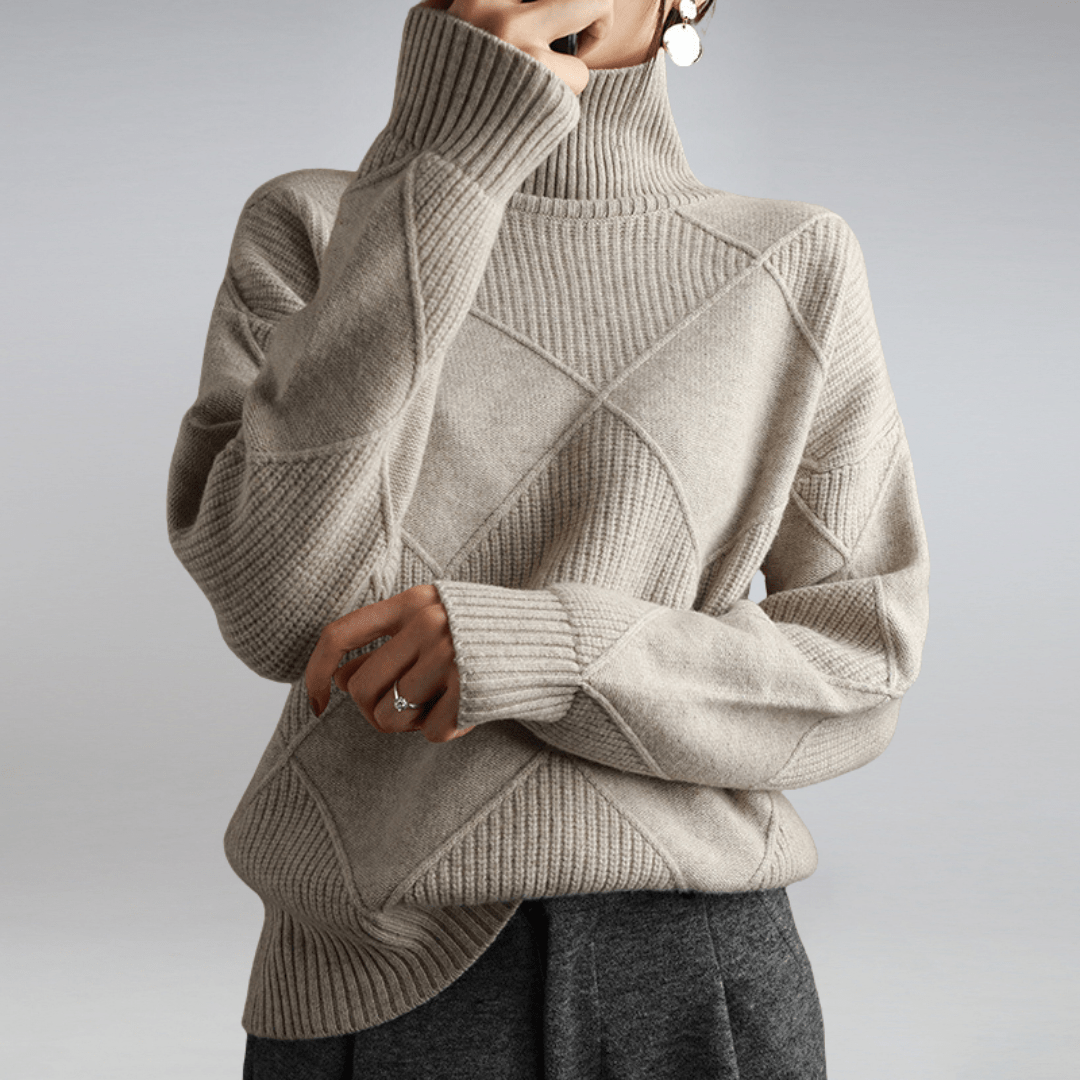Joanne - Soft turtleneck sweater