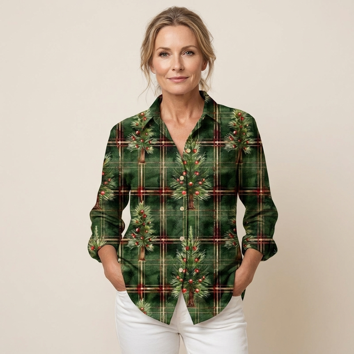 Léontine – Casual Christmas Blouse