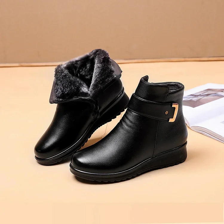 Ivy | Women’s Casual Flat Winter Boots with Inner Fleece