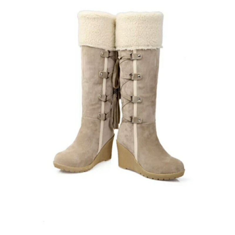 Daisy | Women’s Fur Lined Wedge Winter Boots
