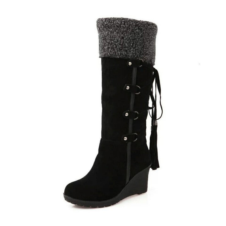 Daisy | Women’s Fur Lined Wedge Winter Boots