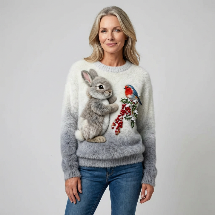 Luna - Frost Bunny Plush Jumper