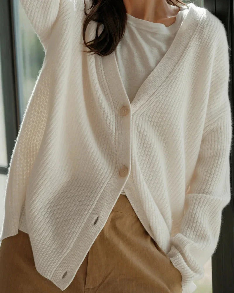 Casual Oversized Knit Cardigan