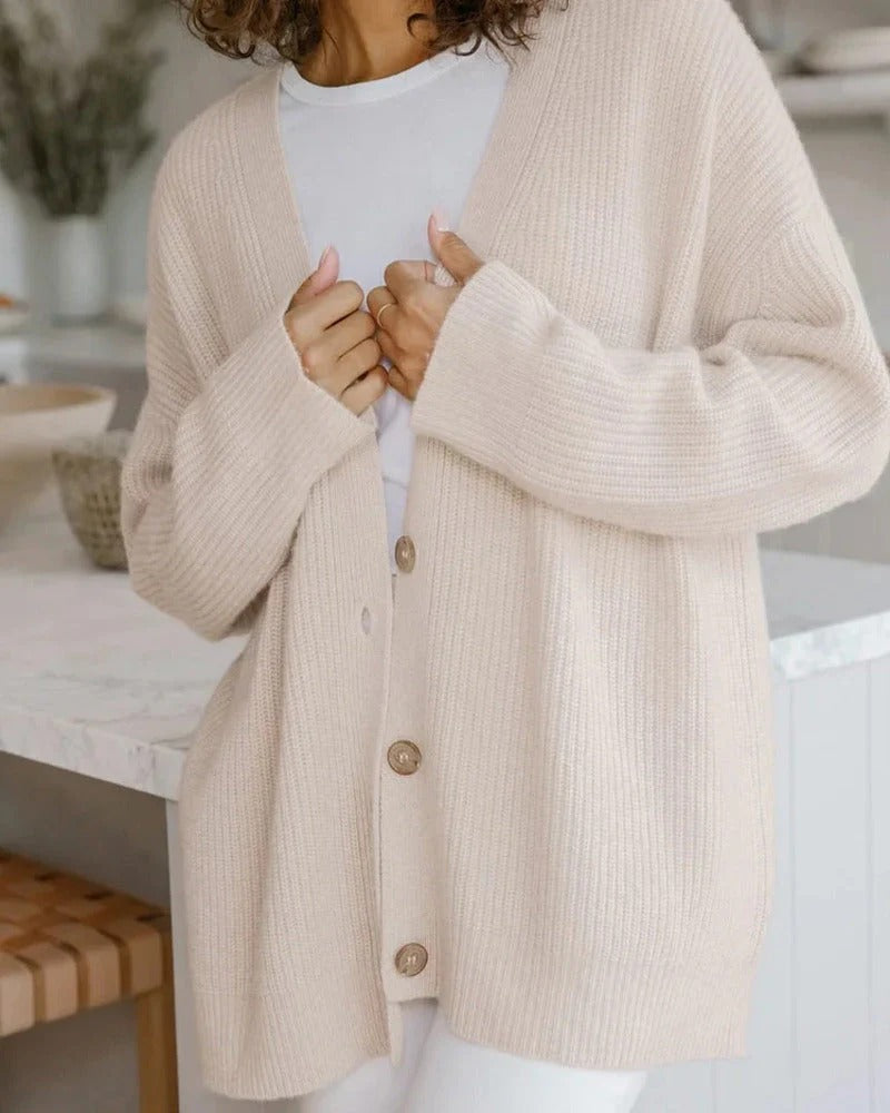 Casual Oversized Knit Cardigan