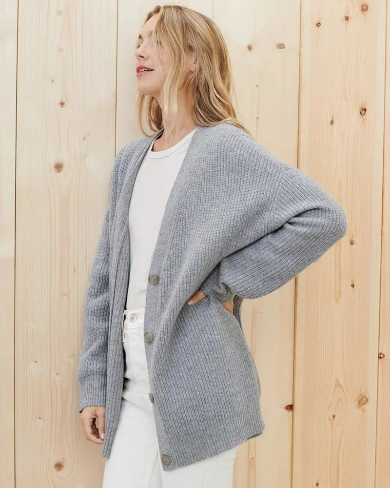 Casual Oversized Knit Cardigan