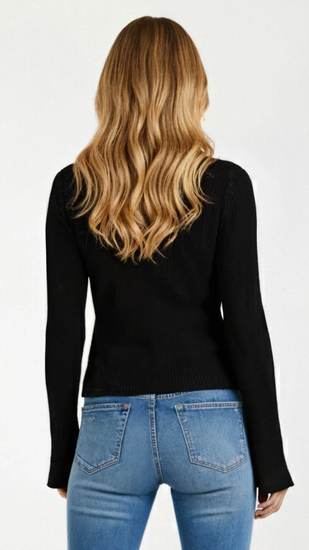 Slim Fit Ribbed Cardigan