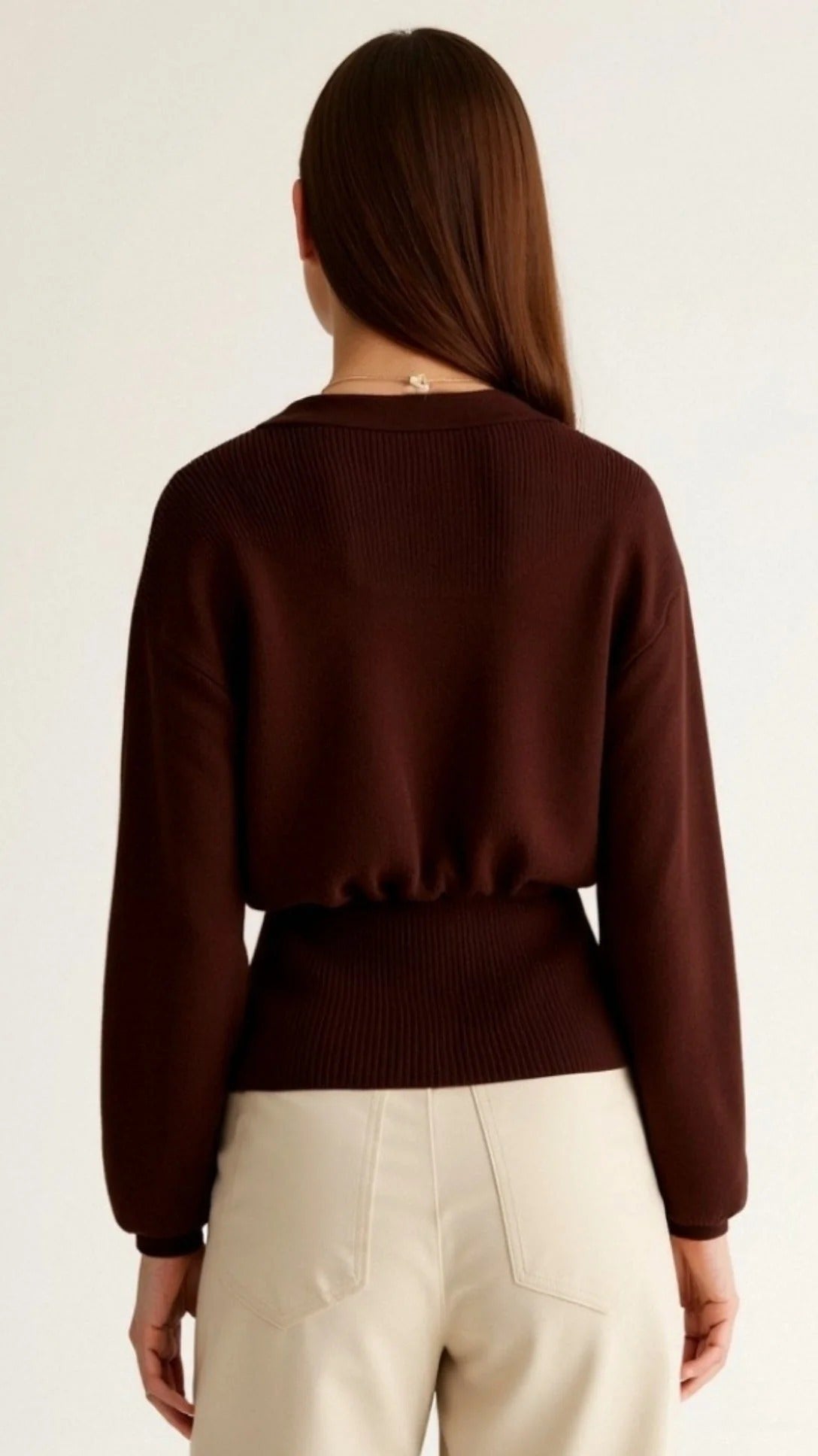 Deep V Statement Cardigan