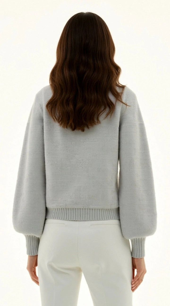 Bow-Tie Knit Cardigan