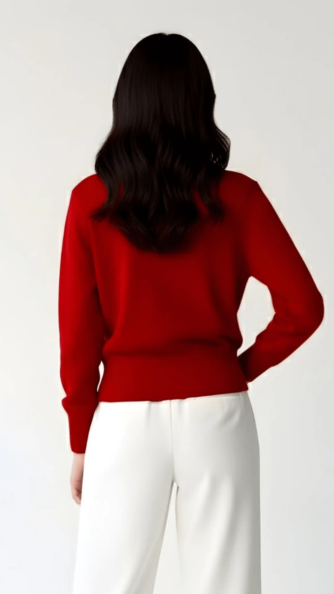 V-Neck Button-Up Cardigan