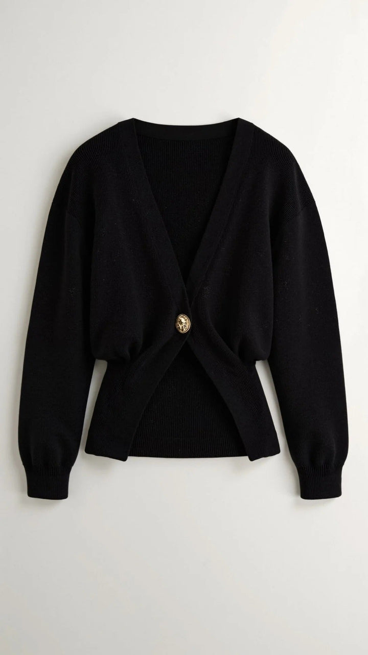 Deep V Statement Cardigan