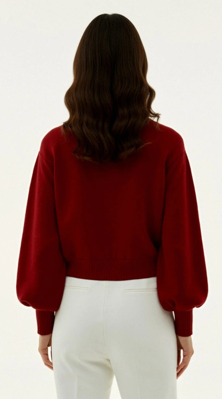 Bow-Tie Knit Cardigan