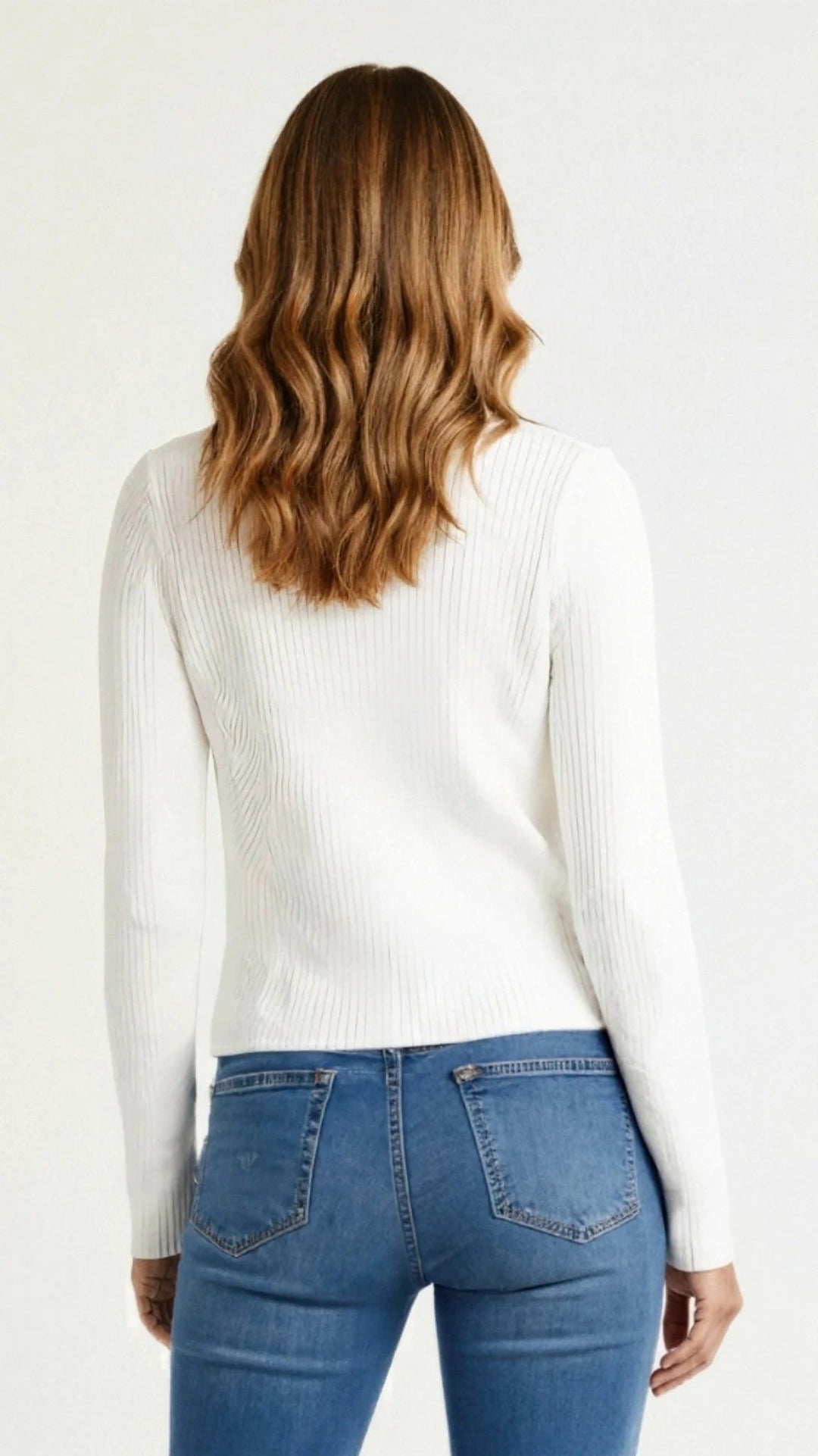 Slim Fit Ribbed Cardigan