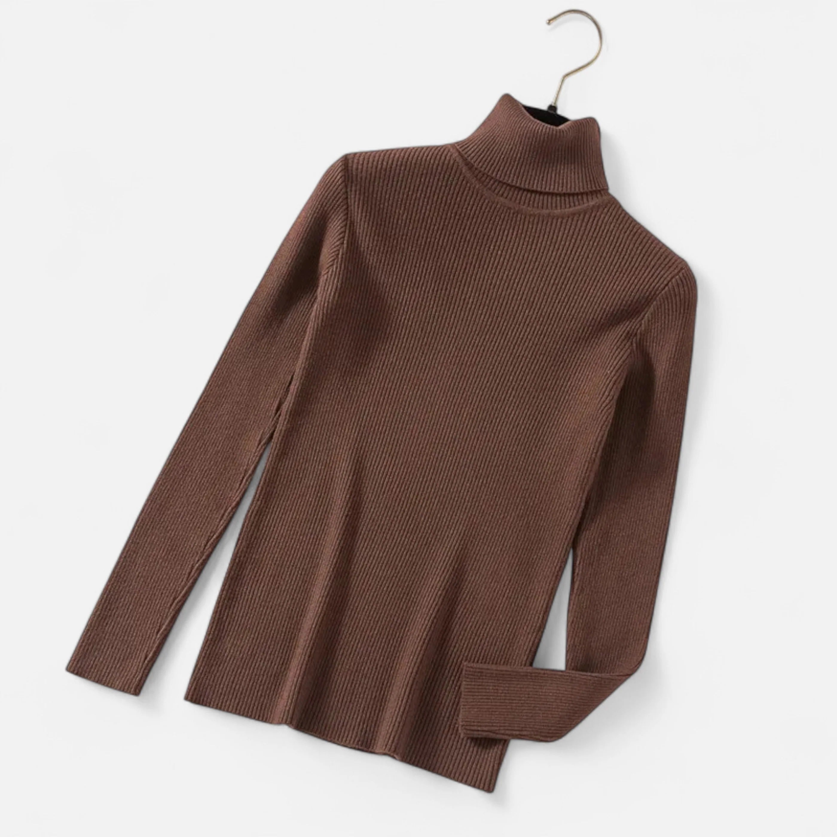 Ribbed Mock Neck Top