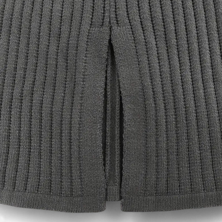 Ribbed Knit Two-Piece Set