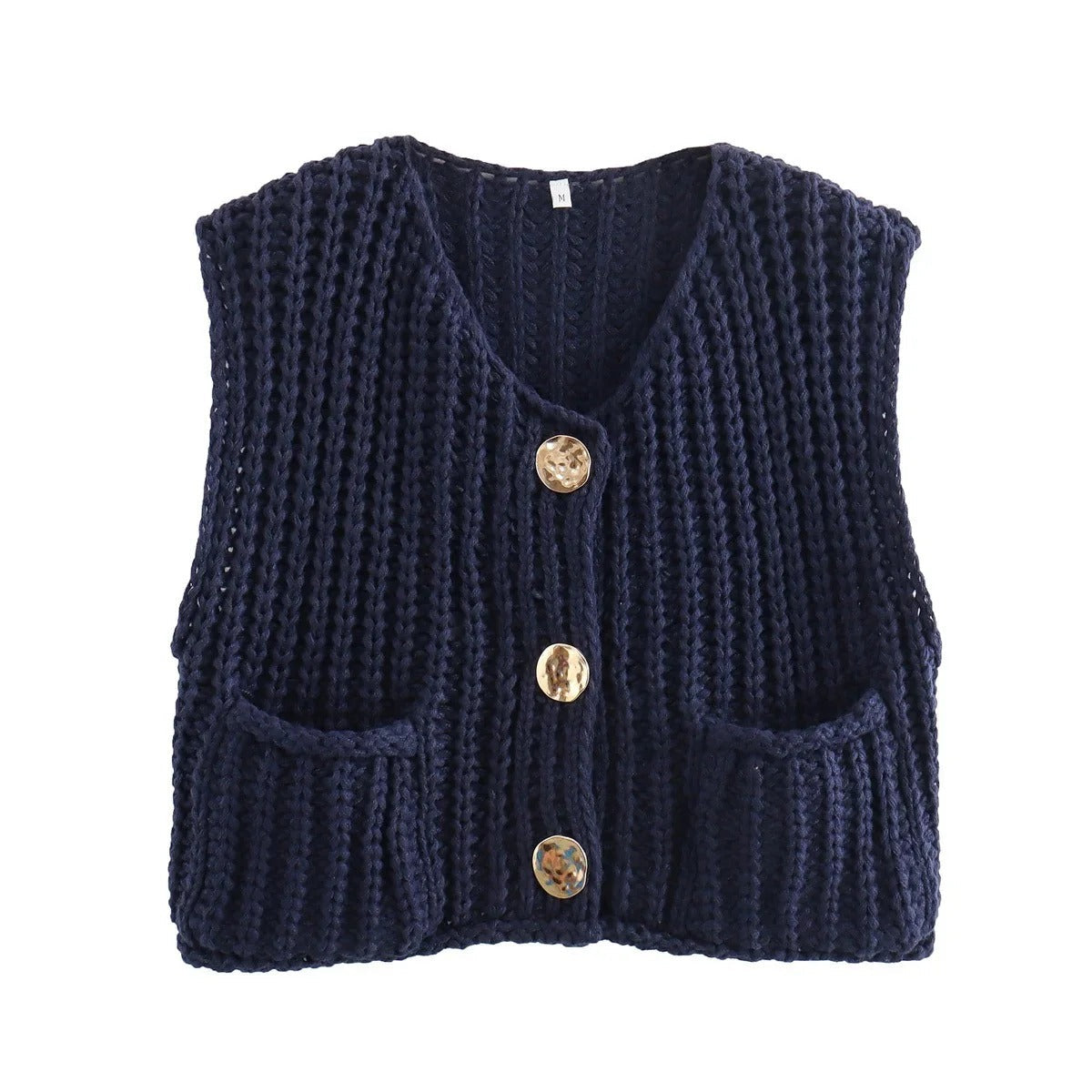 Casual Sleeveless Knit Vest