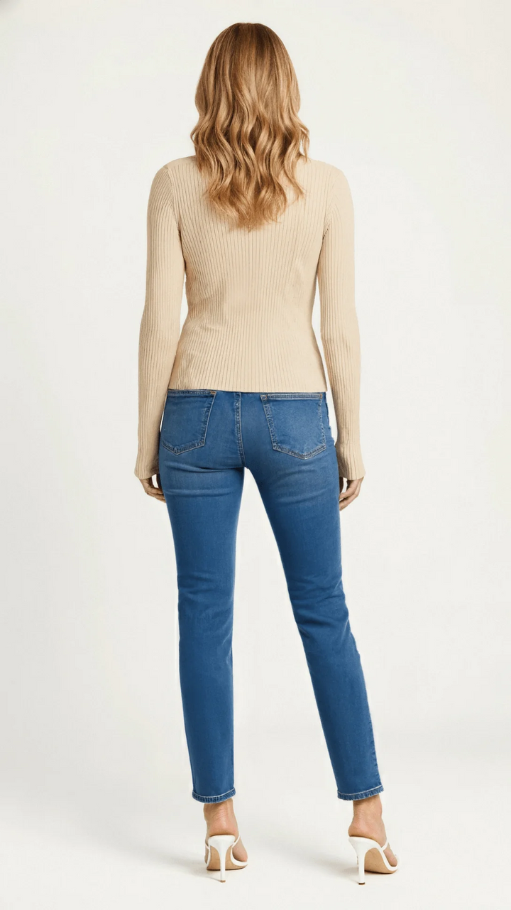 Slim Fit Ribbed Cardigan