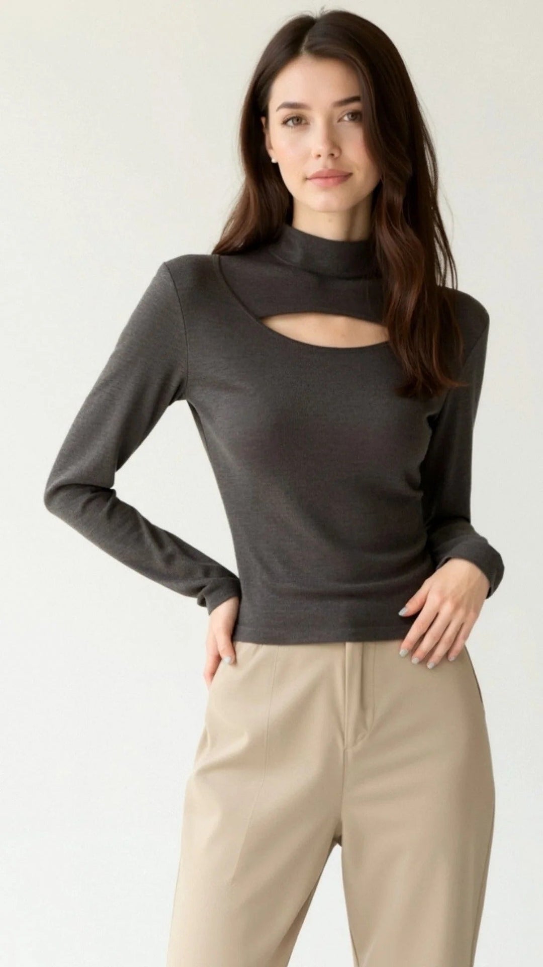Women’s Cutout Long Sleeve