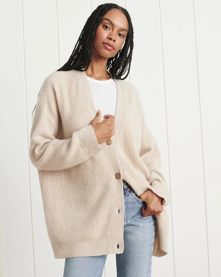 Casual Oversized Knit Cardigan