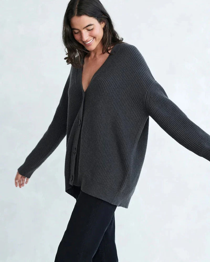 Casual Oversized Knit Cardigan