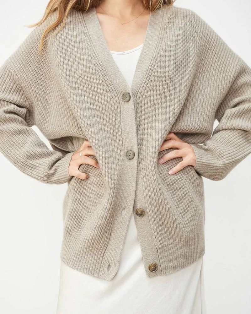Casual Oversized Knit Cardigan