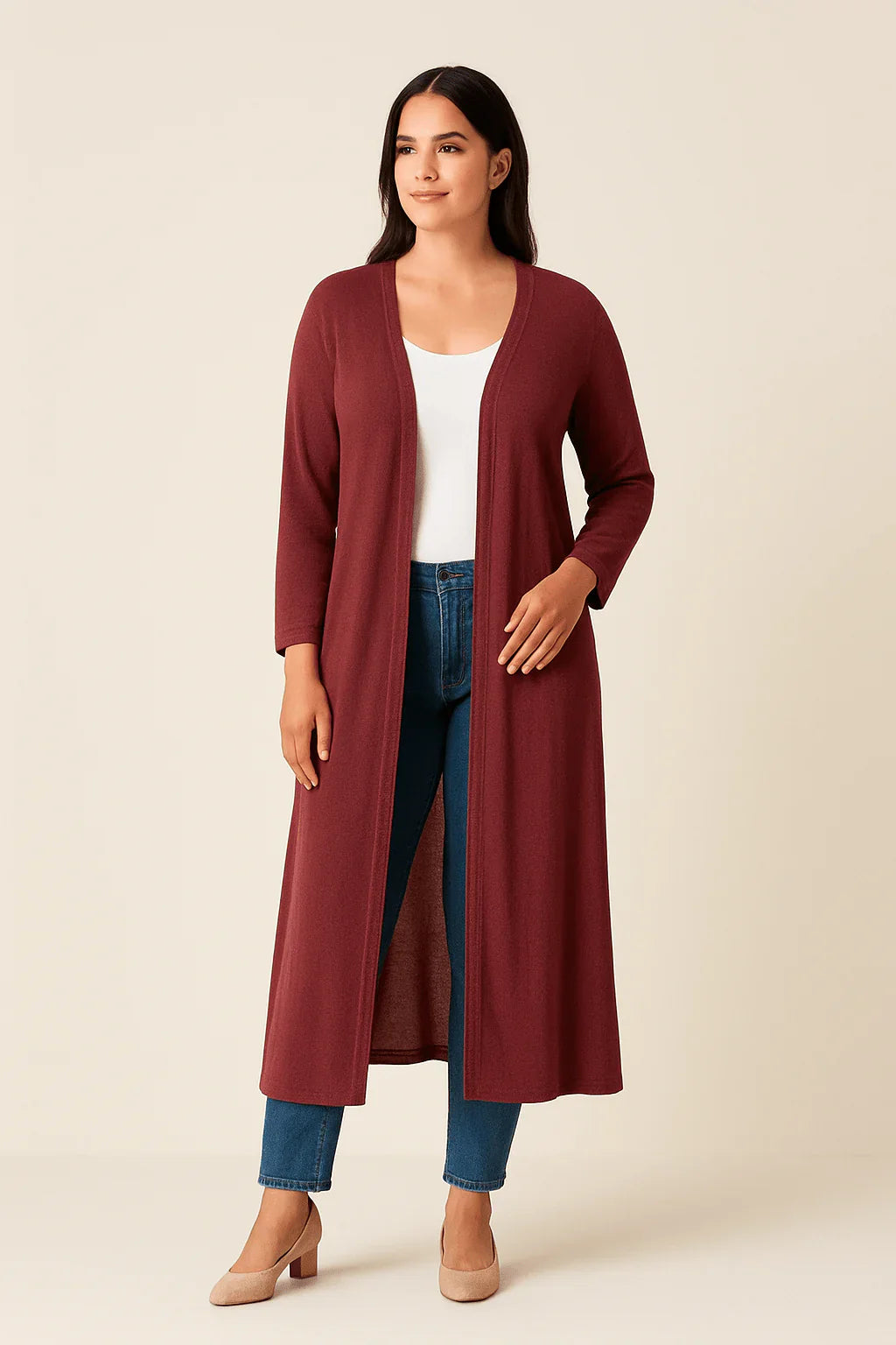 Women’s Longline Knit Cardigan