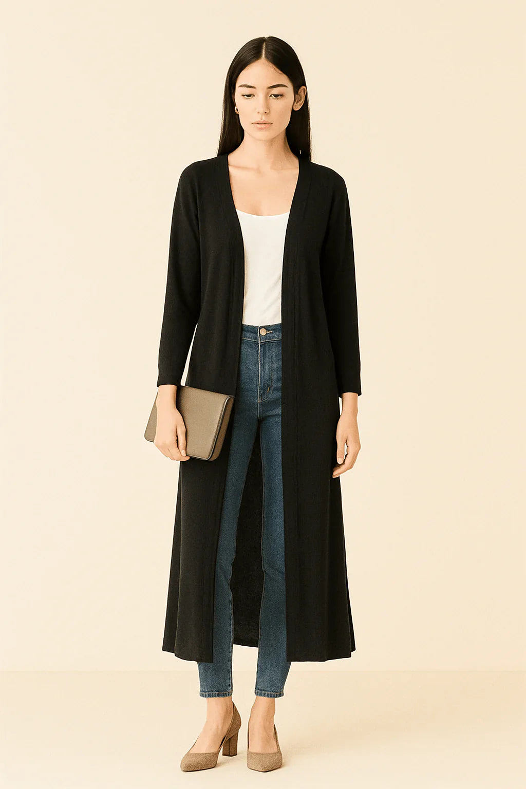 Women’s Longline Knit Cardigan
