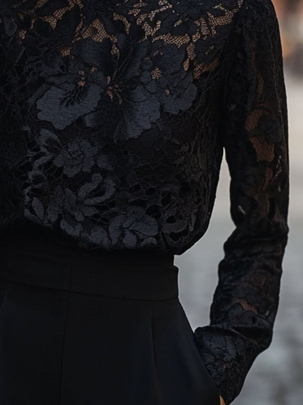 Floral Lace Long Sleeve