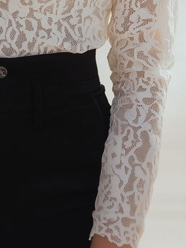 Floral Lace Long Sleeve