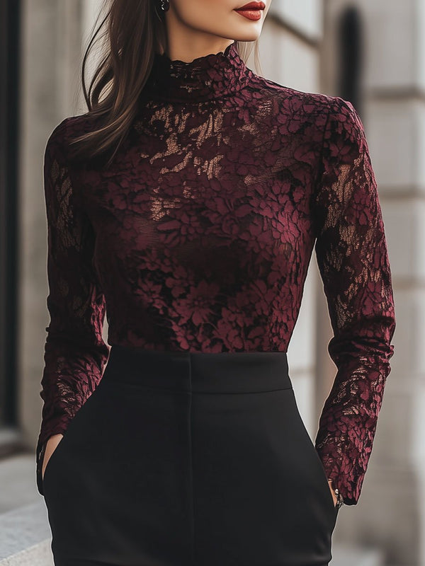 Floral Lace Long Sleeve